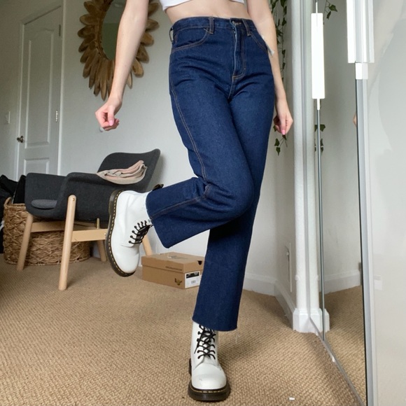 Brandy Melville Denim - Brandy Melville hazel jeans - dark wash